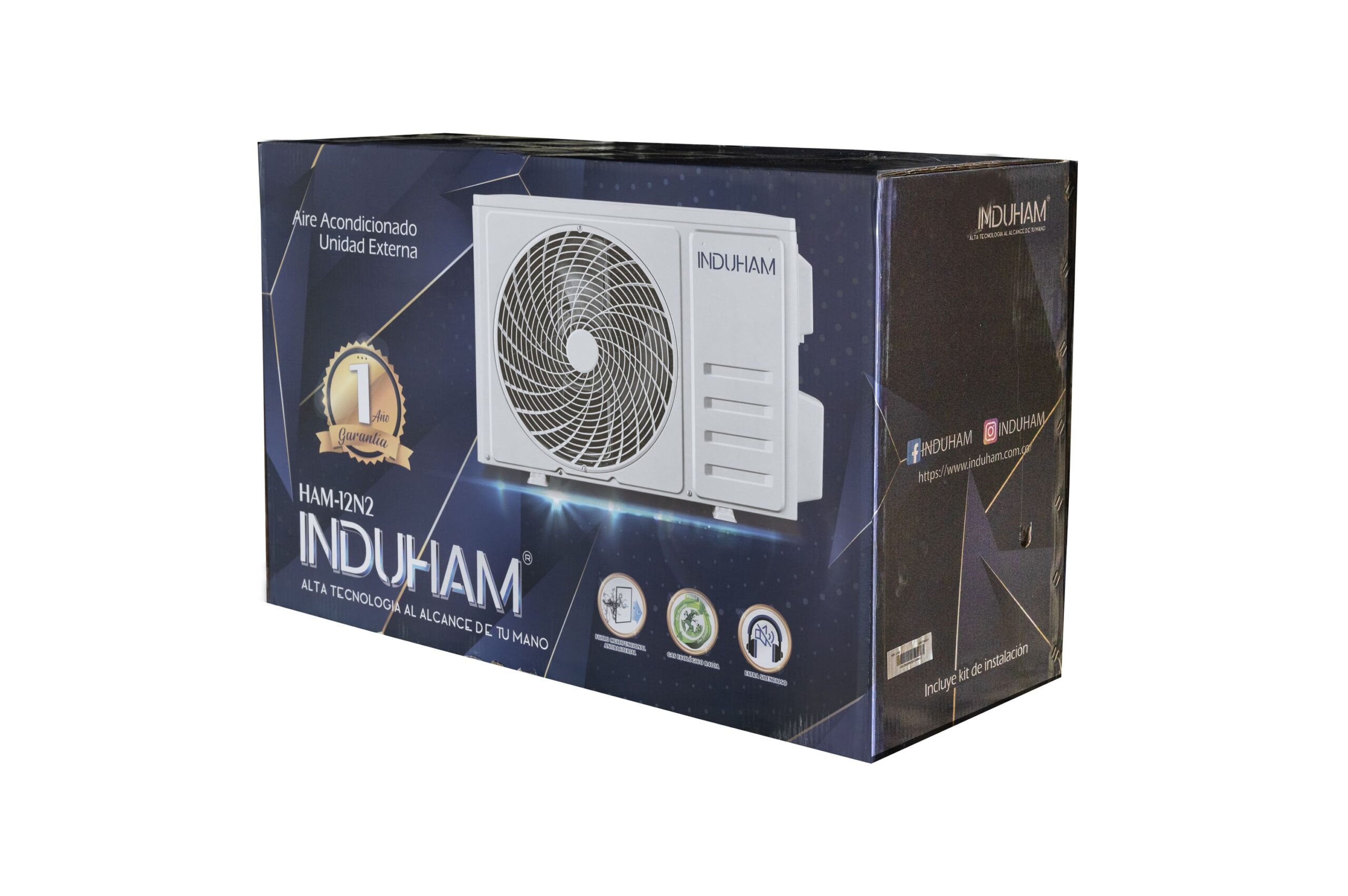 Aire Acondicionado Convencional 220V 12.000 Btus Blanco INDUHAM 220V - Image 9